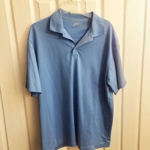 Nike Golf Fit Dry Blue Polo Shirt Mens XL Athletic